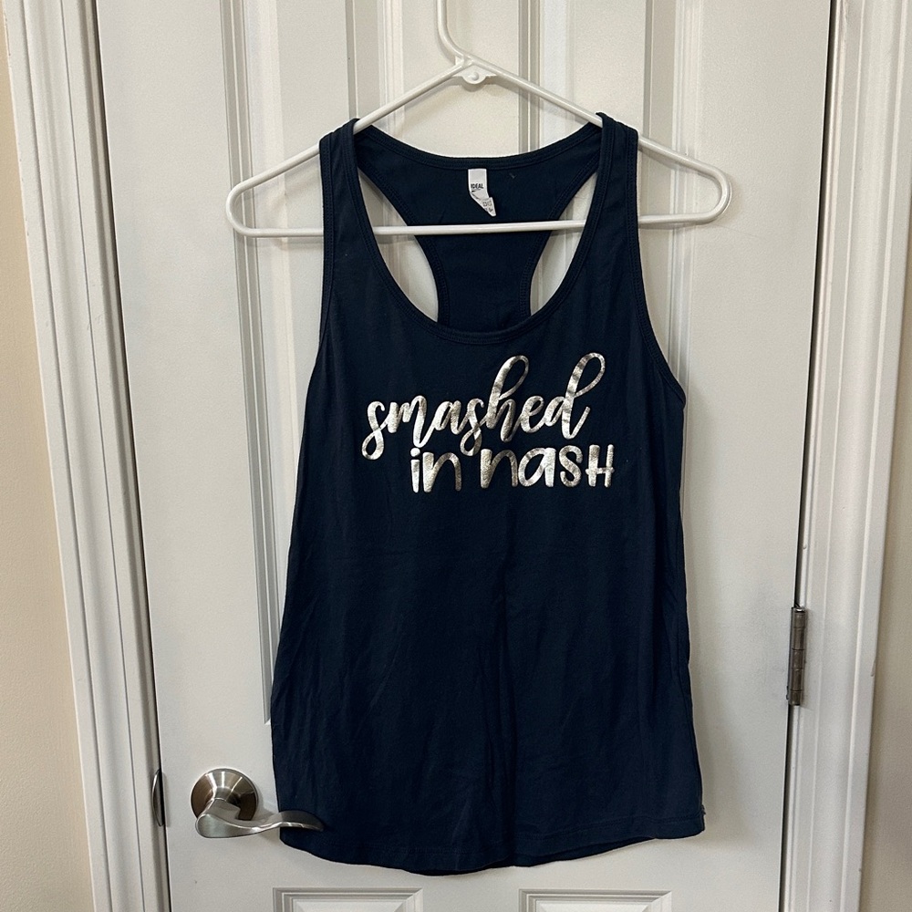 Navy Blue Tank Top